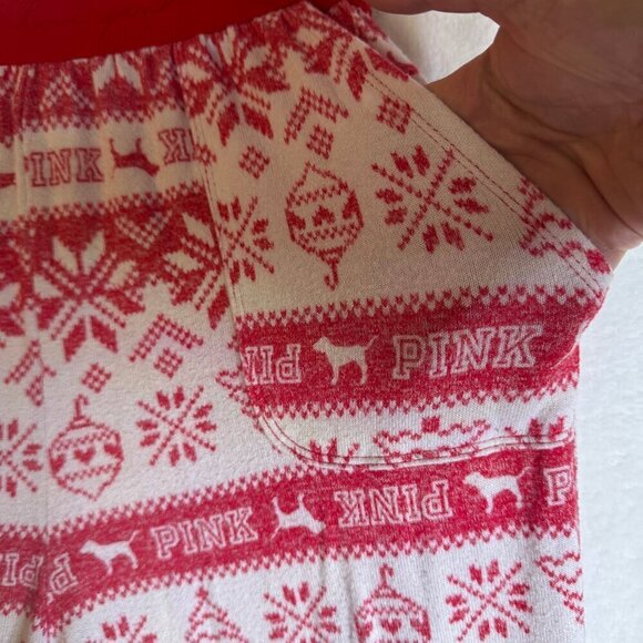 Victoria's Secret PINK Thermal Pajama Set, Long Sleeve Shirt & Pants XS #1422 - Picture 7 of 11